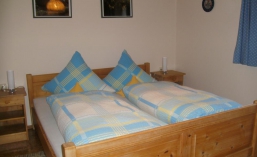 Schlafbereich einer Ferienwohnung